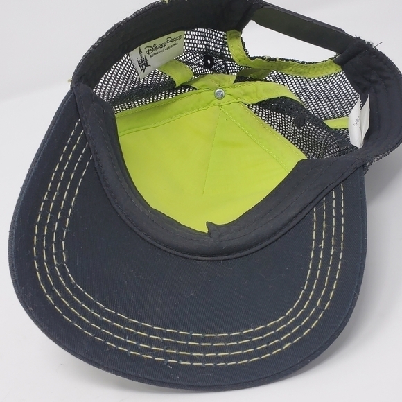 DISNEY PARKS MICKEY MOUSE HAWAII TROPICAL BLACK MESH TRUCKER HAT SNAP BACK CAP - Picture 9 of 13